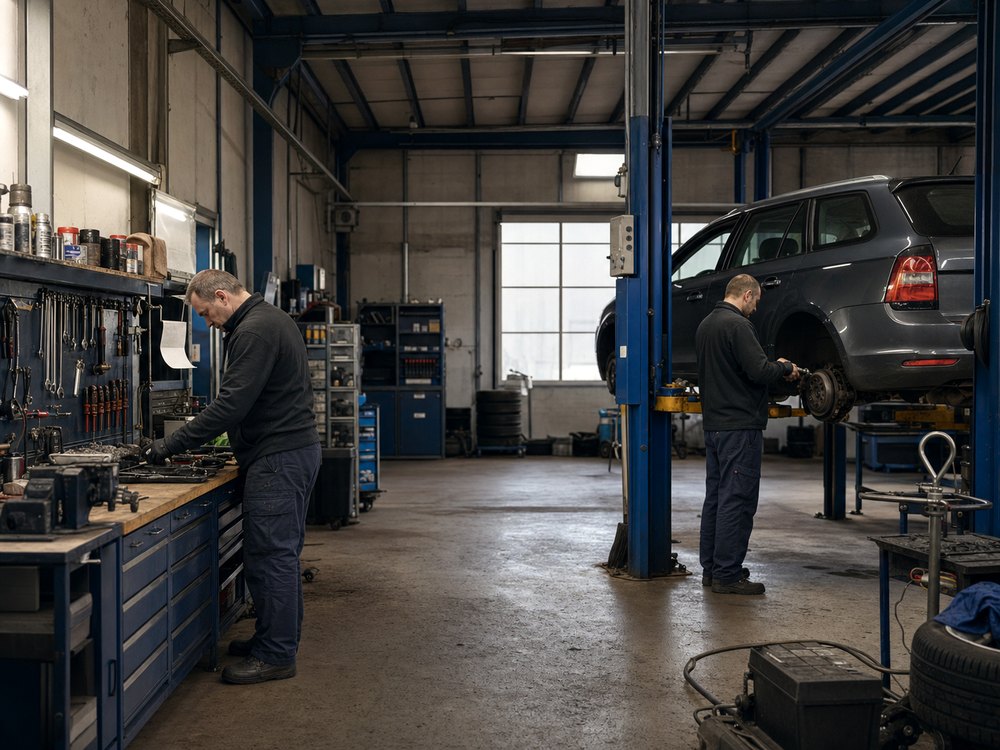 Autopostas meistrai dirba autoservise Klaipėdoje